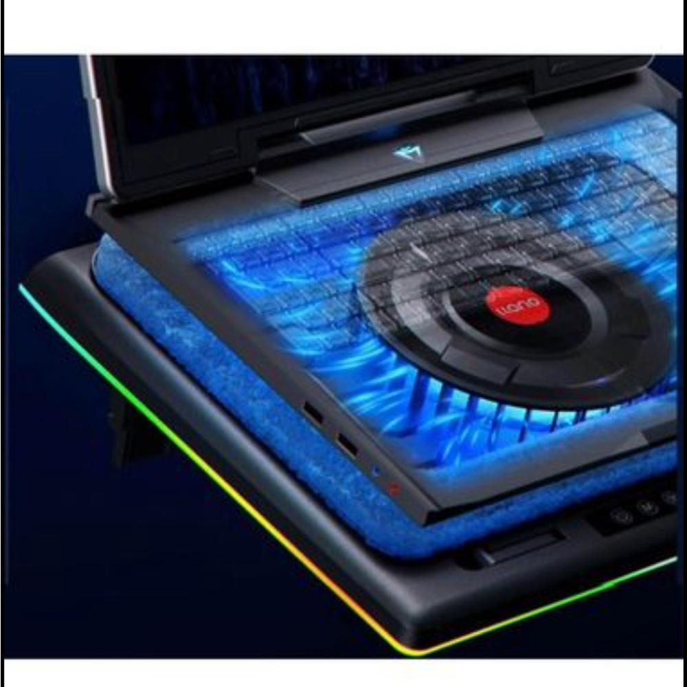 ⭐️ Gaming Laptop Cooling Pad with Powerful Turbofan,